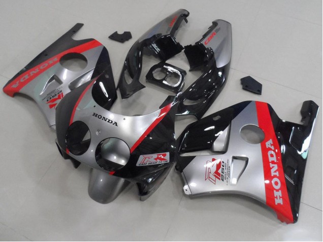 1991-1998 Silver Black Red Honda CBR250RR MC22 Motorcycle Fairing Kits Canada 1991-1998 Silver Black Red Honda CBR250RR MC22 Motorcycle Fairing Kits Canada