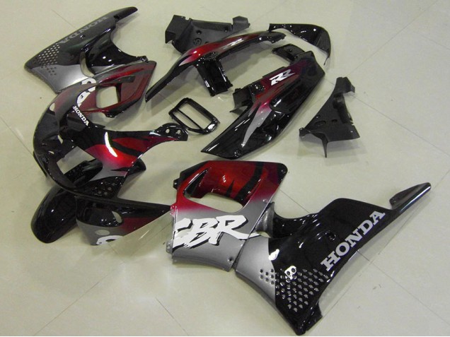 1996-1997 Red Black Silver Honda CBR900RR 893 Bike Fairing Kit Canada