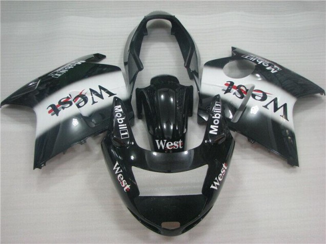 1996-2007 Black White West Honda CBR1100XX Motorcycle Fairing Kit Canada 1996-2007 Black White West Honda CBR1100XX Motorcycle Fairing Kit Canada