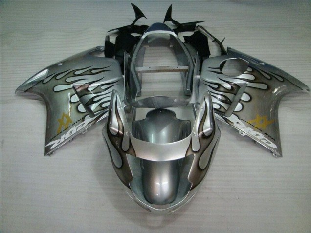 1996-2007 Flame Silver Grey Honda CBR1100XX Motorcycle Fairings Kits Canada