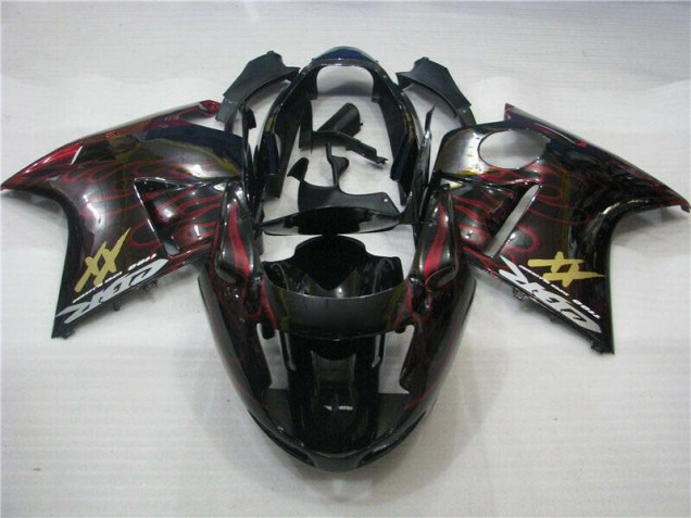 1996-2007 Red Flame Honda CBR1100XX Motor Fairings Canada 1996-2007 Red Flame Honda CBR1100XX Motor Fairings Canada