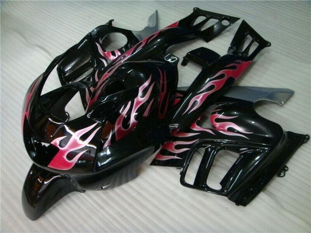 1995-1998 Black Red Flame Honda CBR600 F3 Bike Fairing Kit Canada 1995-1998 Black Red Flame Honda CBR600 F3 Bike Fairing Kit Canada