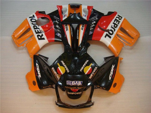 1995-1998 Black Orange Repsol Honda CBR600 F3 Motorcycle Fairings Kits Canada 1995-1998 Black Orange Repsol Honda CBR600 F3 Motorcycle Fairings Kits Canada