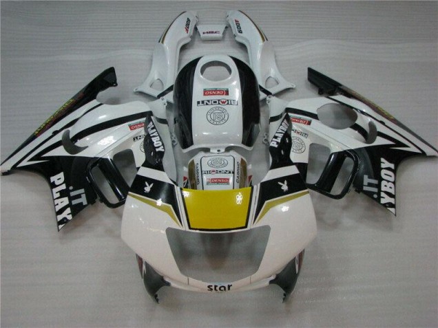 1995-1998 White Black Playboy Honda CBR600 F3 Motorcycle Fairing Canada 1995-1998 White Black Playboy Honda CBR600 F3 Motorcycle Fairing Canada