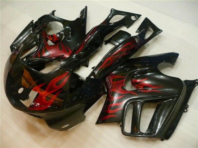 1995-1998 Black Red Flame Honda CBR600 F3 Motorcycle Fairing Canada