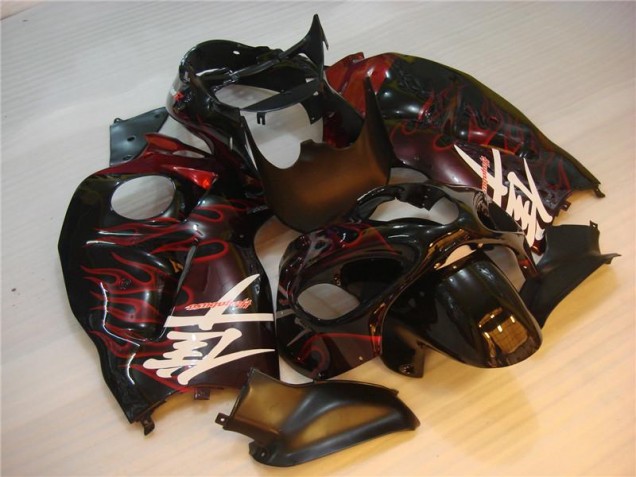 1996-2007 Black Red Flame Suzuki GSXR 1300 Hayabusa Motorbike Fairing Canada 1996-2007 Black Red Flame Suzuki GSXR 1300 Hayabusa Motorbike Fairing Canada