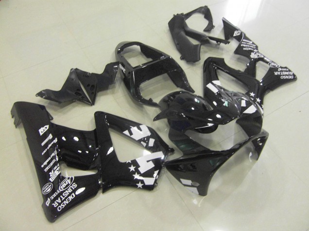 2000-2001 Glossy Black with Start Honda CBR900RR 929 Bike Fairings Canada 2000-2001 Glossy Black with Start Honda CBR900RR 929 Bike Fairings Canada