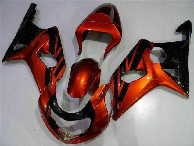 2000-2002 Orange Black Suzuki GSXR 1000 Bike Fairing Canada