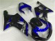 2000-2002 Blue Black Suzuki GSXR 1000 Motorcycle Fairings Kit Canada