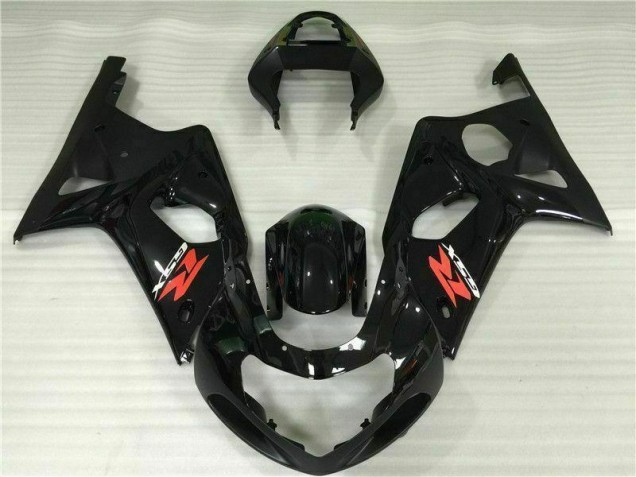 2000-2002 Black Suzuki GSXR 1000 Motorcylce Fairings Canada 2000-2002 Black Suzuki GSXR 1000 Motorcylce Fairings Canada
