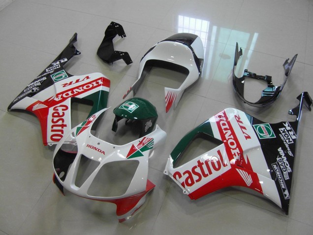2000-2006 Castrol Honda VTR1000 Motorcycle Fairings Kit Canada 2000-2006 Castrol Honda VTR1000 Motorcycle Fairings Kit Canada