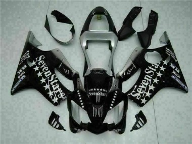 2001-2003 Black White Seven Stars Honda CBR600 F4i Bike Fairing Canada