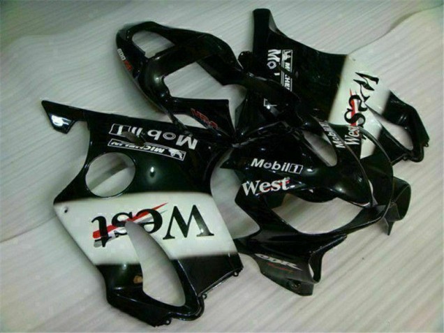 2001-2003 White Black West Honda CBR600 F4i Bike Fairings Canada 2001-2003 White Black West Honda CBR600 F4i Bike Fairings Canada
