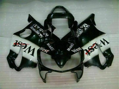 2001-2003 White Black West Honda CBR600 F4i Bike Fairings Canada