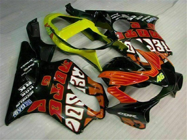 2001-2003 Orange Black Honda CBR600 F4i Replacement Motorcycle Fairings Canada 2001-2003 Orange Black Honda CBR600 F4i Replacement Motorcycle Fairings Canada