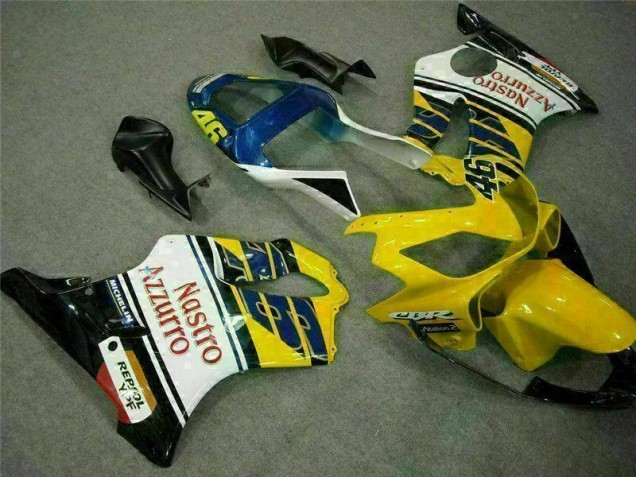 2001-2003 Yellow White Honda CBR600 F4i Moto Fairings Canada 2001-2003 Yellow White Honda CBR600 F4i Moto Fairings Canada
