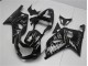 2001-2003 Black White Flame Suzuki GSXR 600/750 Motorcycle Fairing Kits Canada