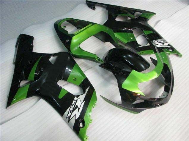 2001-2003 Green Black Suzuki GSXR 600/750 Motorbike Fairing Canada