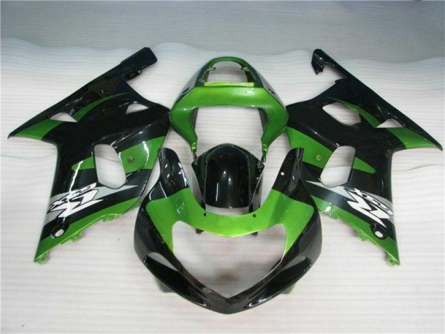2001-2003 Green Black Suzuki GSXR 600/750 Motorbike Fairing Canada
