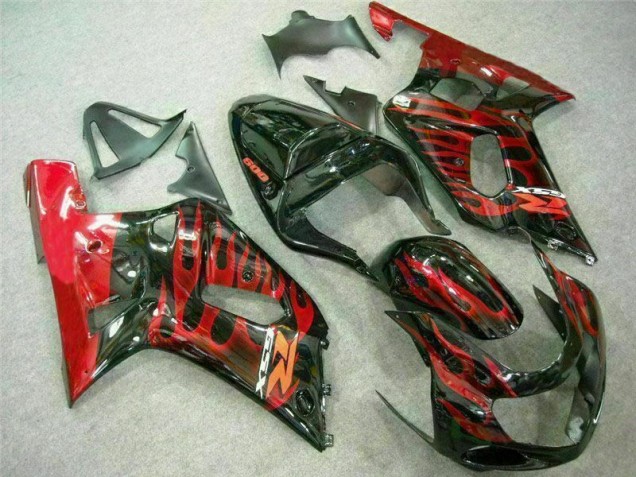 2001-2003 Red Black Suzuki GSXR 600/750 Motorcycle Fairing Kit Canada 2001-2003 Red Black Suzuki GSXR 600/750 Motorcycle Fairing Kit Canada