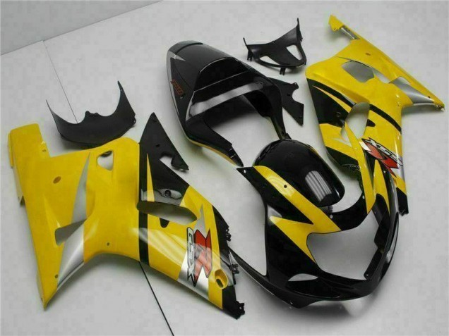 2001-2003 Yellow Suzuki GSXR 600/750 Replacement Motorcycle Fairings Canada 2001-2003 Yellow Suzuki GSXR 600/750 Replacement Motorcycle Fairings Canada