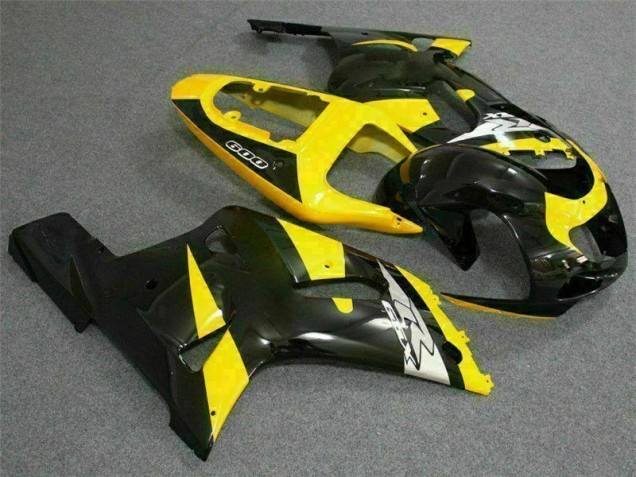 2001-2003 Yellow Black Suzuki GSXR 600/750 Motorcycle Replacement Fairings Canada 2001-2003 Yellow Black Suzuki GSXR 600/750 Motorcycle Replacement Fairings Canada