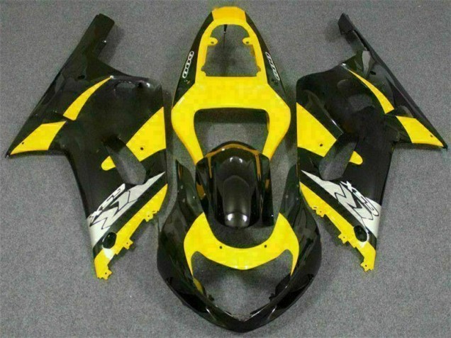 2001-2003 Yellow Black Suzuki GSXR 600/750 Motorcycle Replacement Fairings Canada 2001-2003 Yellow Black Suzuki GSXR 600/750 Motorcycle Replacement Fairings Canada