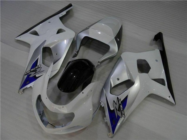 2001-2003 White Silver Suzuki GSXR 600/750 Bike Fairings Canada 2001-2003 White Silver Suzuki GSXR 600/750 Bike Fairings Canada