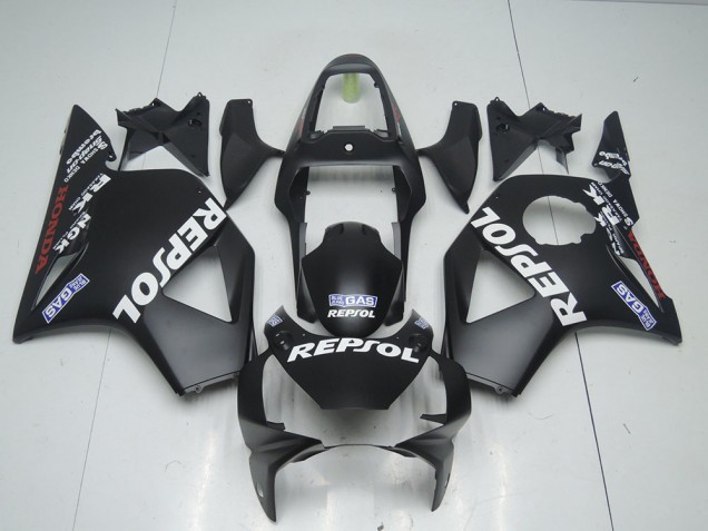 2002-2003 Matte Black Repsol Honda CBR900RR 954 Motorcycle Bodywork Canada 2002-2003 Matte Black Repsol Honda CBR900RR 954 Motorcycle Bodywork Canada