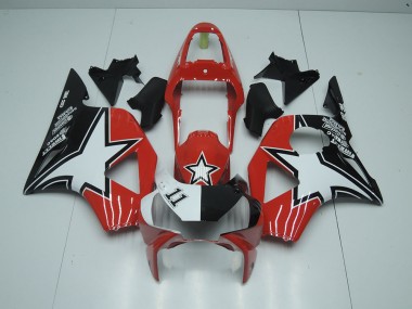 2002-2003 Black Red Star Honda CBR900RR 954 Motorcycle Fairings Kits Canada