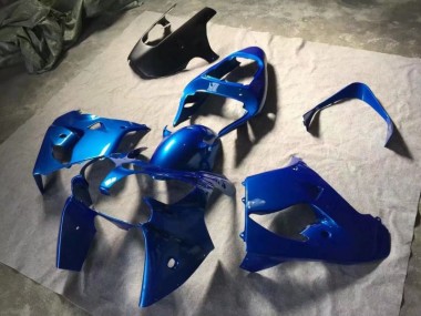 2002-2003 Blue Matte Black Kawasaki ZX9R Motorbike Fairings Canada