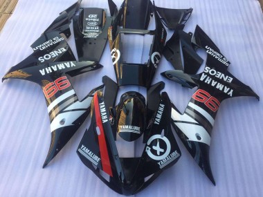 2002-2003 Black White Yamaha YZF R1 Motorcycle Replacement Fairings Canada