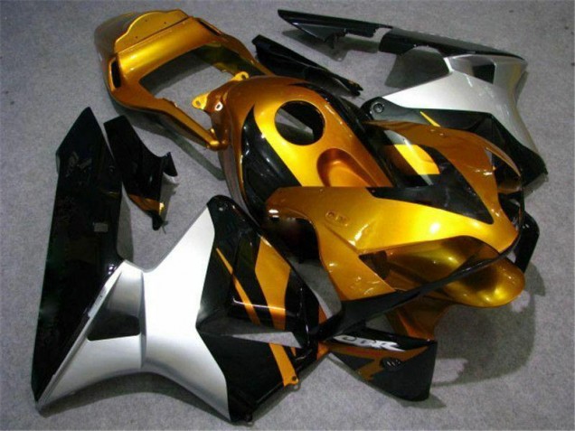 2003-2004 Gold Silver Black Honda CBR600RR Bike Fairings Canada 2003-2004 Gold Silver Black Honda CBR600RR Bike Fairings Canada