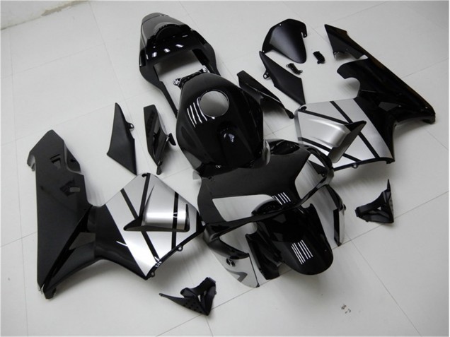2003-2004 Black Silver Honda CBR600RR Bike Fairing Canada 2003-2004 Black Silver Honda CBR600RR Bike Fairing Canada