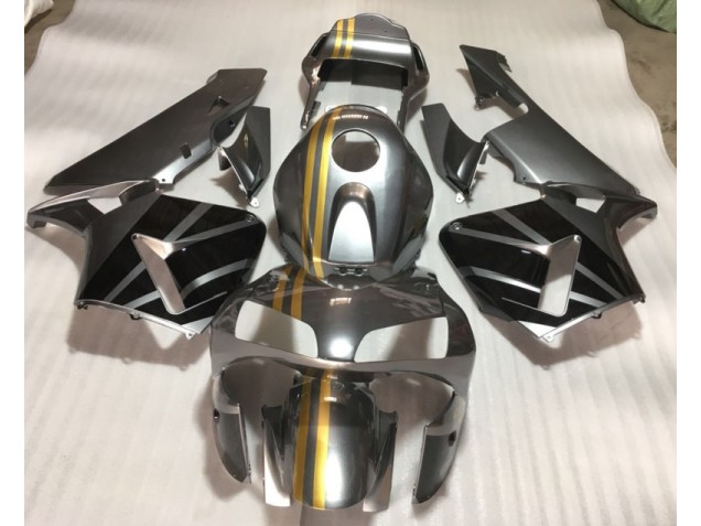 2003-2004 Silver Gold Black Honda CBR600RR Replacement Motorcycle Fairings Canada 2003-2004 Silver Gold Black Honda CBR600RR Replacement Motorcycle Fairings Canada