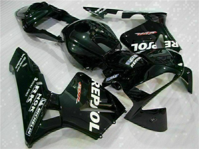 2003-2004 Black Repsol Honda CBR600RR Motorbike Fairing Canada 2003-2004 Black Repsol Honda CBR600RR Motorbike Fairing Canada
