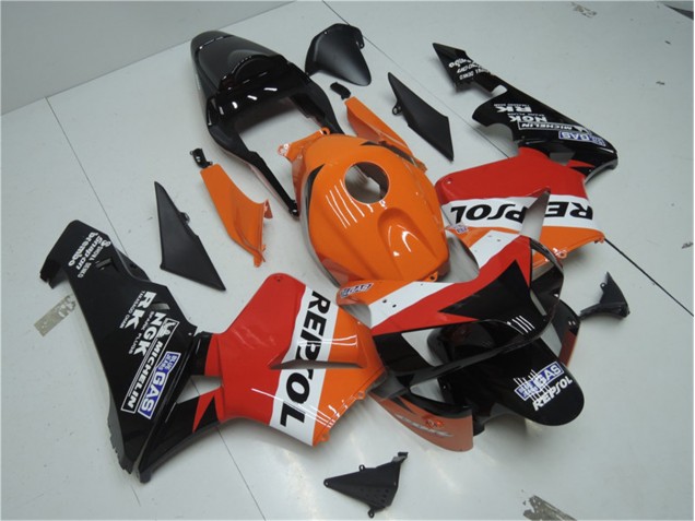 2003-2004 Orange Red Black Repsol Honda CBR600RR Motor Bike Fairings Canada 2003-2004 Orange Red Black Repsol Honda CBR600RR Motor Bike Fairings Canada