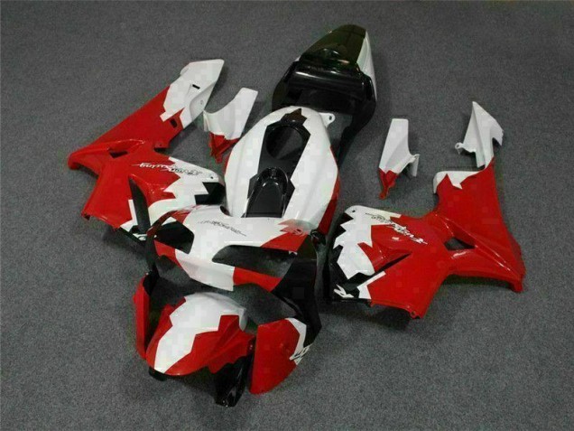 2003-2004 Red White Honda CBR600RR Replacement Motorcycle Fairings Canada 2003-2004 Red White Honda CBR600RR Replacement Motorcycle Fairings Canada