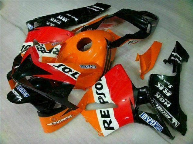 2003-2004 Orange Repsol Honda CBR600RR Motorbike Fairing Kits Canada 2003-2004 Orange Repsol Honda CBR600RR Motorbike Fairing Kits Canada
