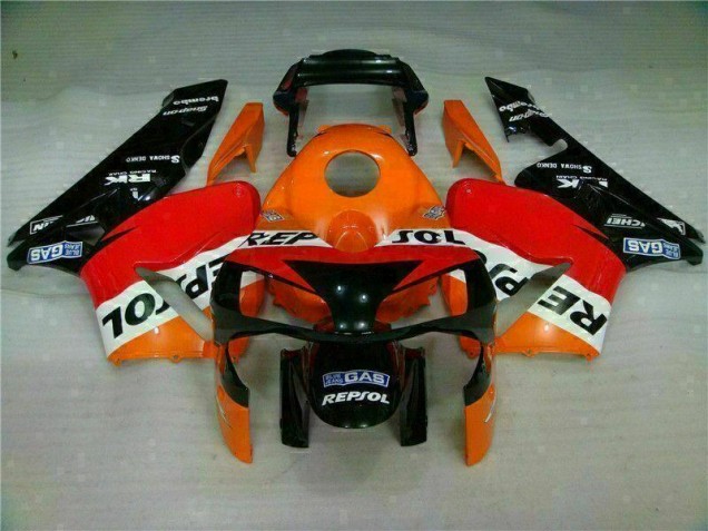 2003-2004 Orange Repsol Honda CBR600RR Motorbike Fairing Kits Canada 2003-2004 Orange Repsol Honda CBR600RR Motorbike Fairing Kits Canada