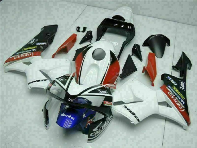 2003-2004 White Blue Honda CBR600RR Motorcylce Fairings Canada 2003-2004 White Blue Honda CBR600RR Motorcylce Fairings Canada