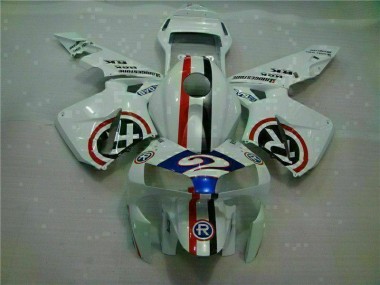 2003-2004 White Blue R 2 Honda CBR600RR Motorcycle Fairings Canada