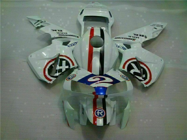 2003-2004 White Blue R 2 Honda CBR600RR Motorcycle Fairings Canada 2003-2004 White Blue R 2 Honda CBR600RR Motorcycle Fairings Canada