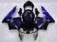 2003-2004 Black with Blue Flame Honda CBR600RR Motorcycle Fairing Kits Canada 2003-2004 Black with Blue Flame Honda CBR600RR Motorcycle Fairing Kits Canada