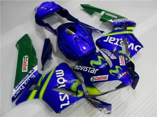 2003-2004 Blue Green Movistar Castrol Honda CBR600RR Motorbike Fairing Canada 2003-2004 Blue Green Movistar Castrol Honda CBR600RR Motorbike Fairing Canada