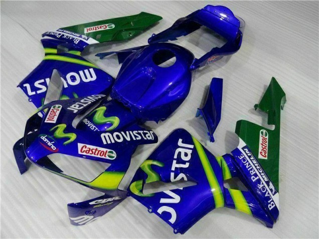 2003-2004 Blue Green Movistar Castrol Honda CBR600RR Motorbike Fairing Canada 2003-2004 Blue Green Movistar Castrol Honda CBR600RR Motorbike Fairing Canada