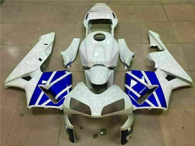 2003-2004 White Blue Honda CBR600RR Bike Fairings Canada 2003-2004 White Blue Honda CBR600RR Bike Fairings Canada