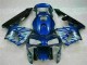 2003-2004 Blue with Silver Flame Honda CBR600RR Motorbike Fairing Canada 2003-2004 Blue with Silver Flame Honda CBR600RR Motorbike Fairing Canada