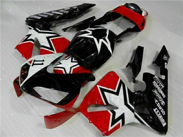 2003-2004 Black White 11 Honda CBR600RR Moto Fairings Canada 2003-2004 Black White 11 Honda CBR600RR Moto Fairings Canada
