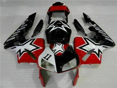 2003-2004 Black White 11 Honda CBR600RR Moto Fairings Canada
